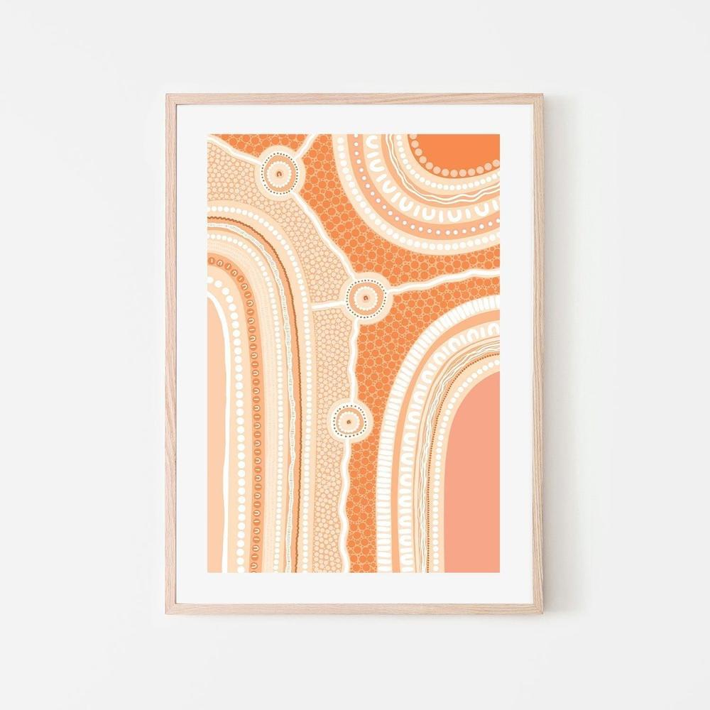 wall-art-print-canvas-poster-framed-My 3 Pathways, Earth-by-Leah Cummins-Gioia Wall Art