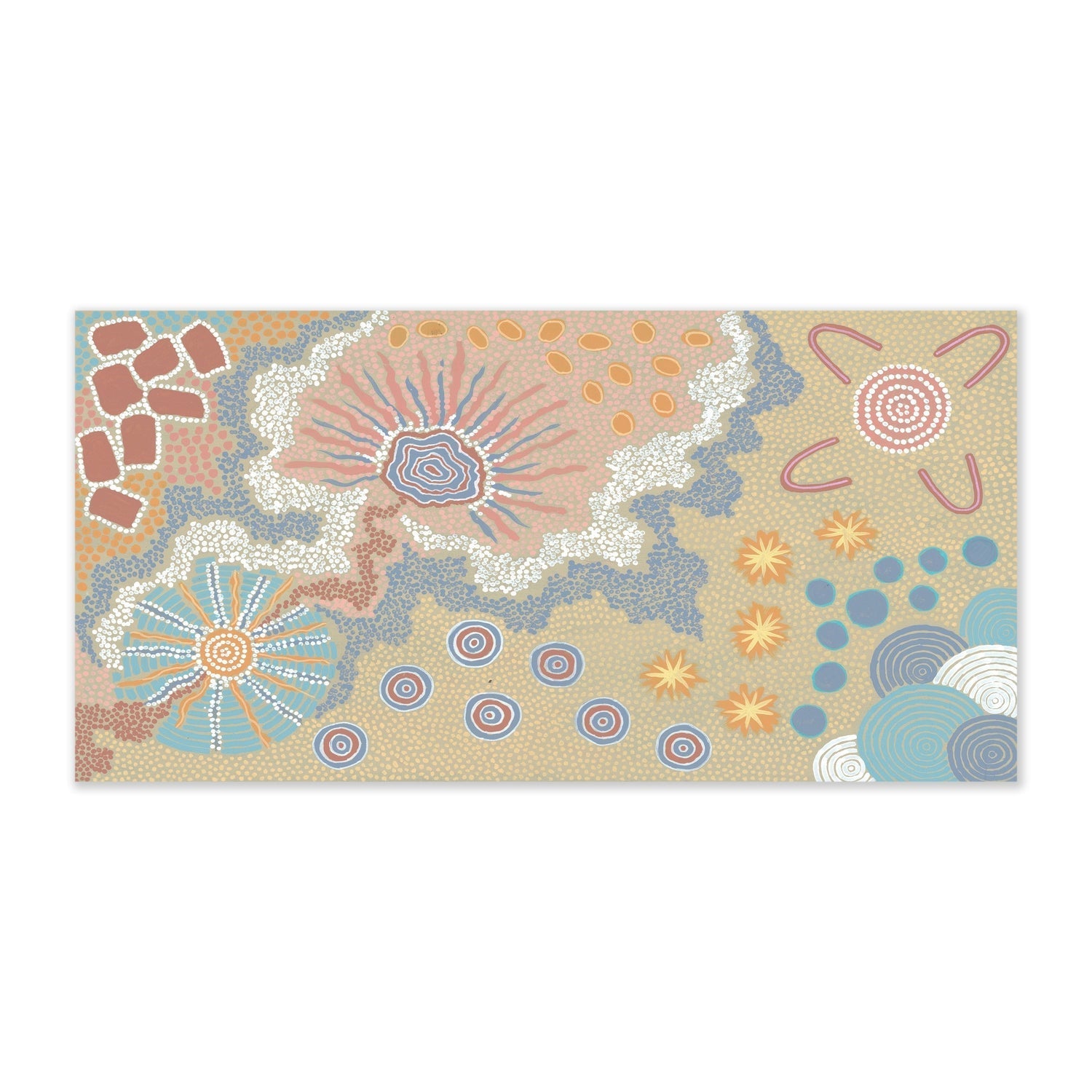 wall-art-print-canvas-poster-framed-My Country-by-Danny Tjampitjinpa Possum-Gioia Wall Art