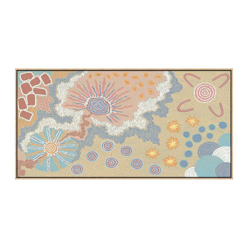 wall-art-print-canvas-poster-framed-My Country-by-Danny Tjampitjinpa Possum-Gioia Wall Art