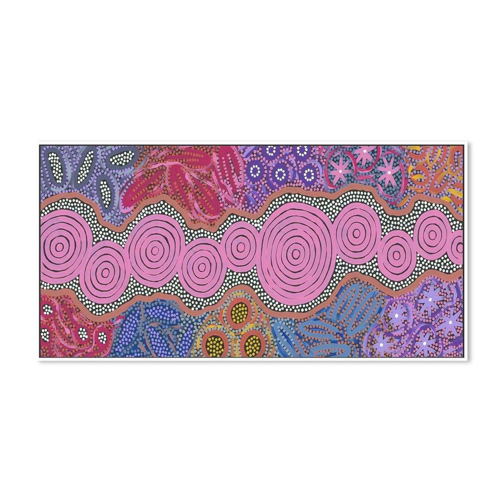 My Grandmothers Country Style D By Michelle Possum Nungurrayi Aboriginal Painting Print