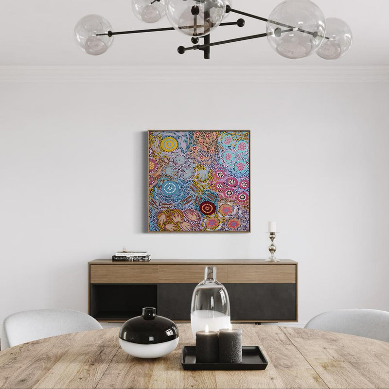 wall-art-print-canvas-poster-framed-My Great Grandmothers Land, Style E-by-Azeza Possum-Gioia Wall Art