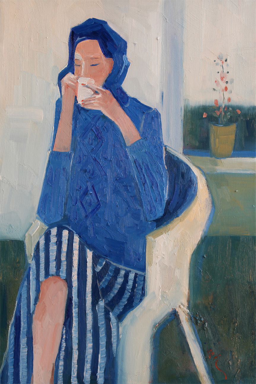wall-art-print-canvas-poster-framed-My Time, Style A , By Li Lee-Archer-1