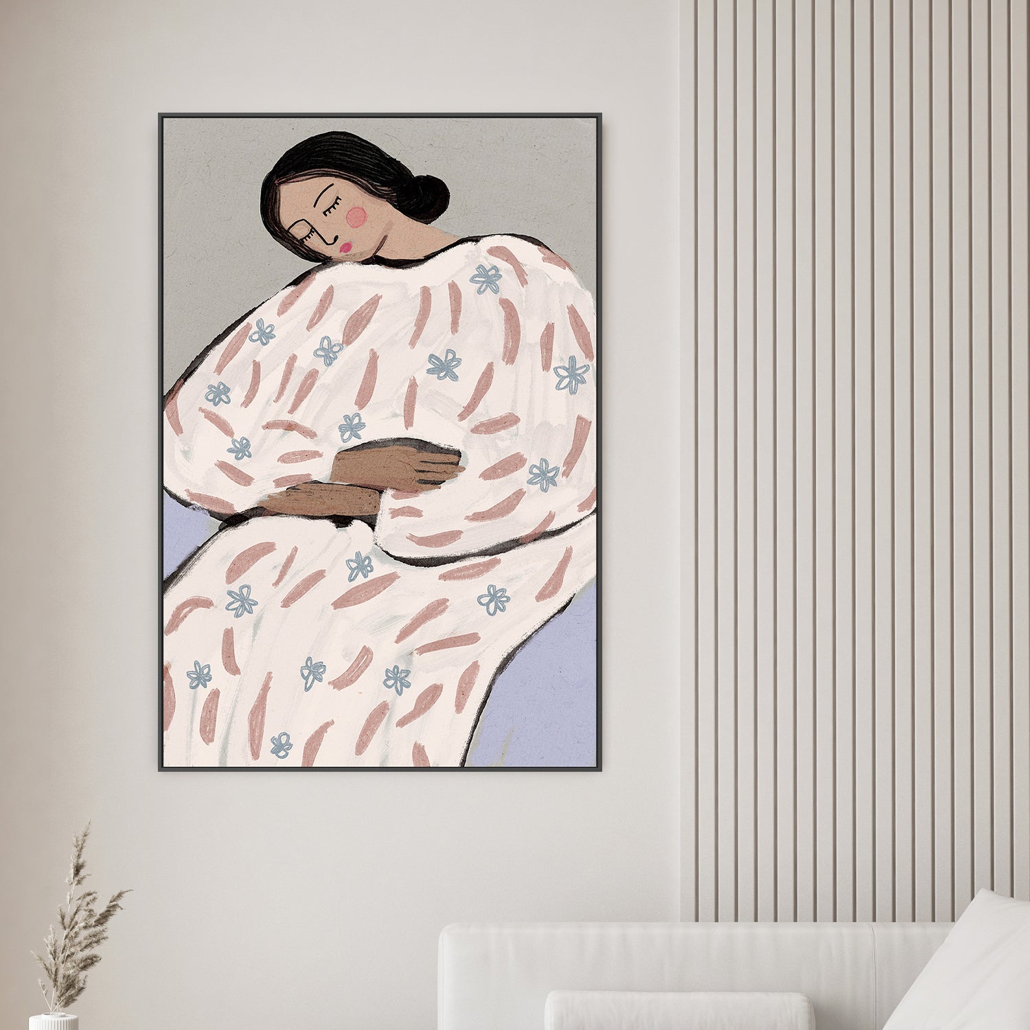 wall-art-print-canvas-poster-framed-Napping beauty-2