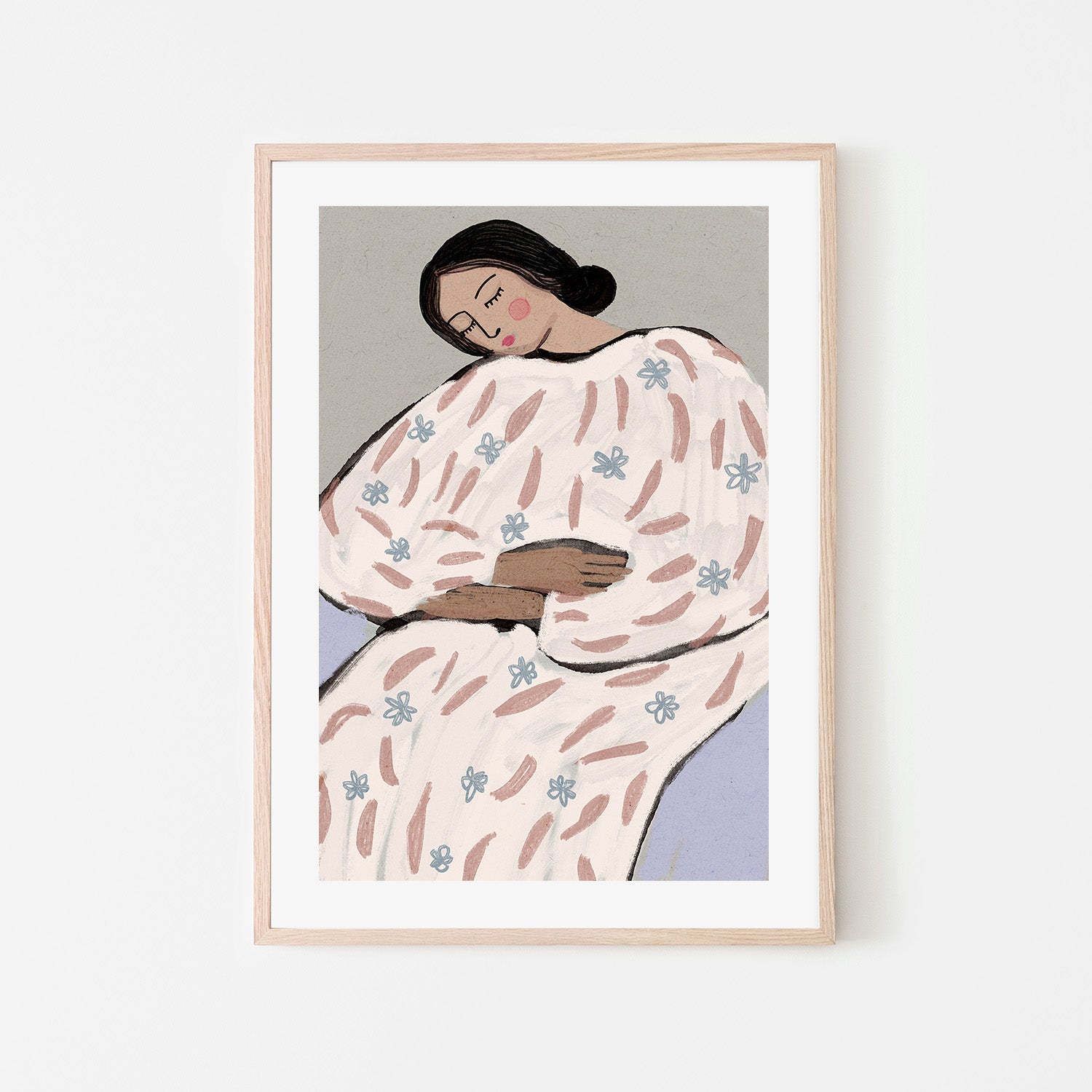 wall-art-print-canvas-poster-framed-Napping beauty-6