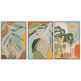 wall-art-print-canvas-poster-framed-Native Botanics, Style A, Set Of 3-by-Junia Kall-Gioia Wall Art