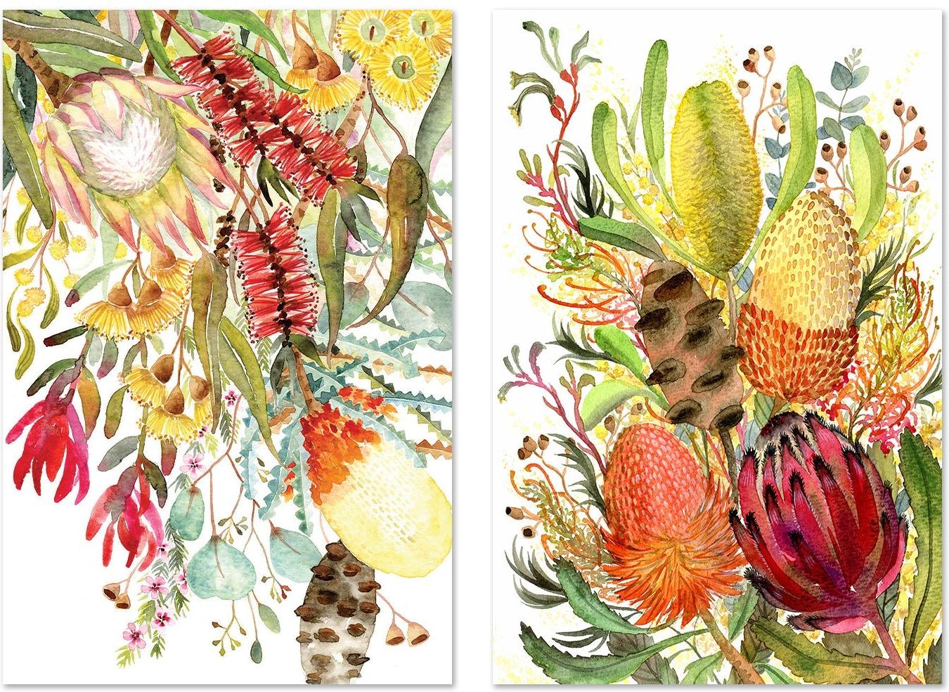 Native Bunch, Style A & B, Set of 2