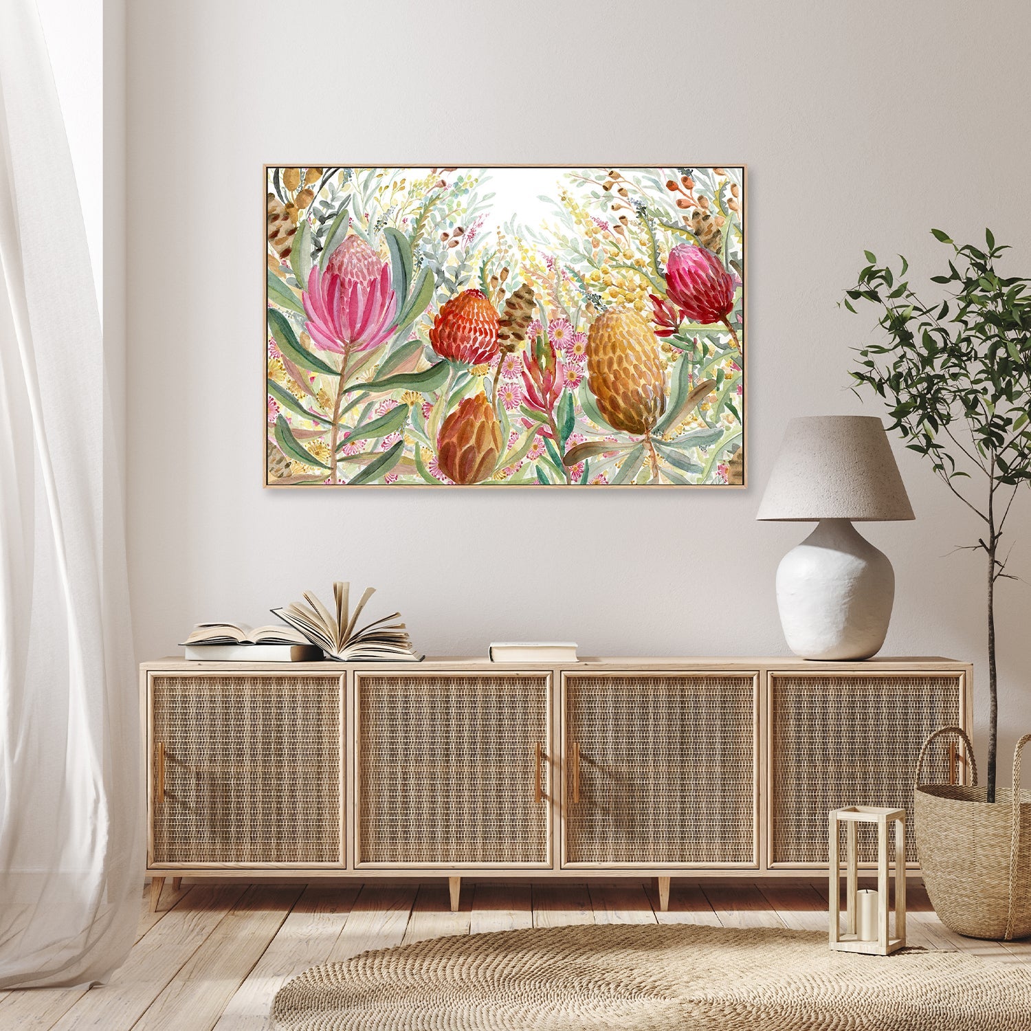 wall-art-print-canvas-poster-framed-Native Landscape , By Jessie Mitchelson-7
