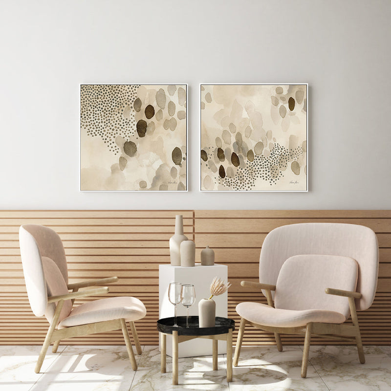 wall-art-print-canvas-poster-framed-Natural Abstract, Style A & B, Set Of 2 , By Laura Horn-GIOIA-WALL-ART