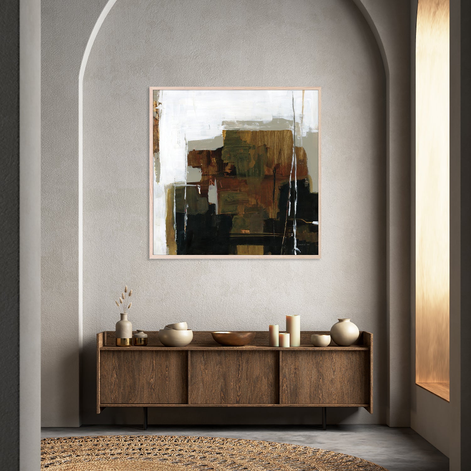 wall-art-print-canvas-poster-framed-Natural Abstract , Style B-8