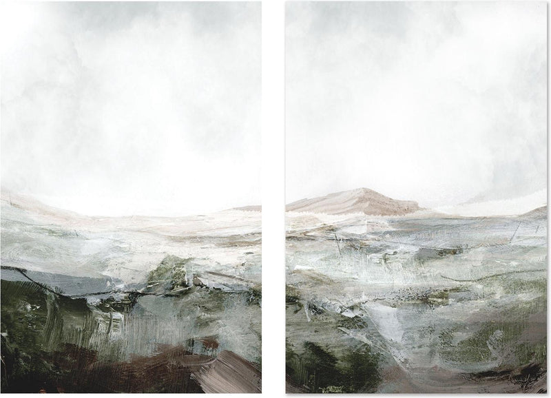 wall-art-print-canvas-poster-framed-Natural Land, Style A & B, Set Of 2 , By Dan Hobday-GIOIA-WALL-ART