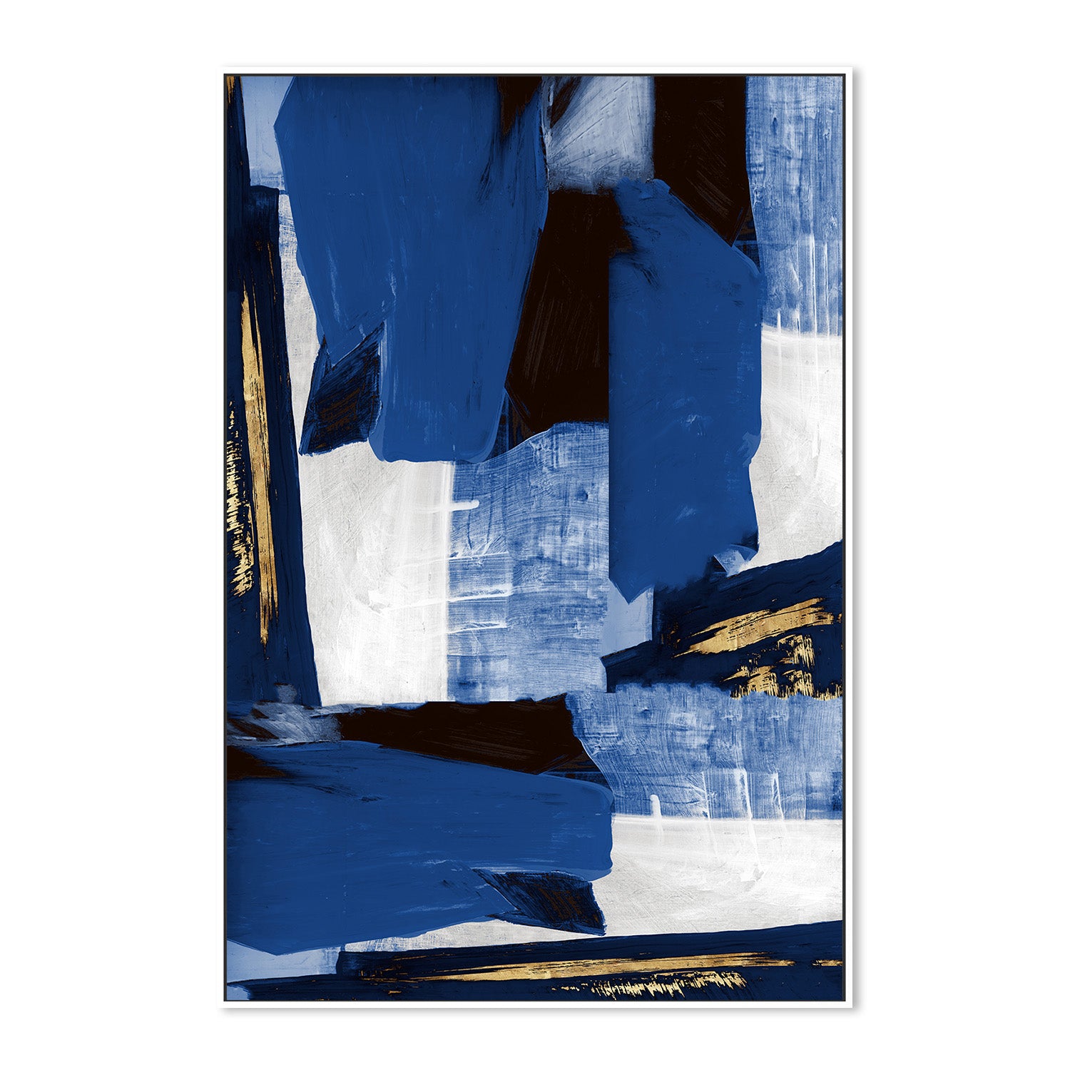 wall-art-print-canvas-poster-framed-Navy Gold Shapes-5