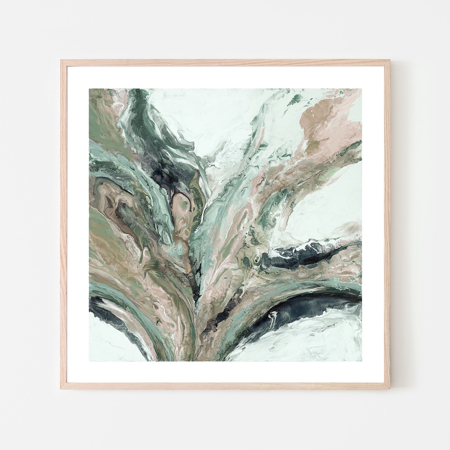 wall-art-print-canvas-poster-framed-Neon Vibe, Green-6