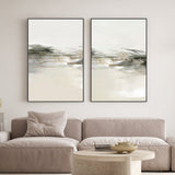 wall-art-print-canvas-poster-framed-Neutral Acrylic, Style A & B, Set Of 2 , By Karine Tonial Grimm-2