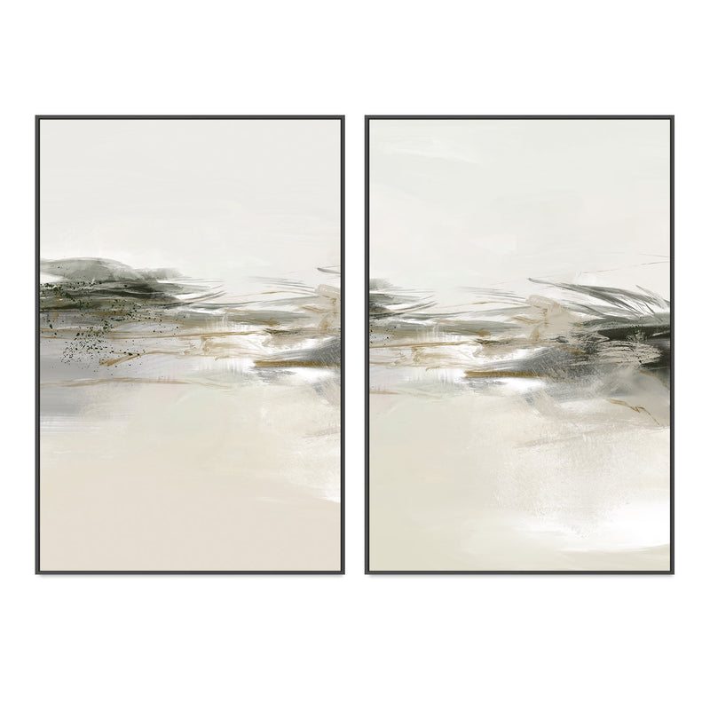 wall-art-print-canvas-poster-framed-Neutral Acrylic, Style A & B, Set Of 2 , By Karine Tonial Grimm-3