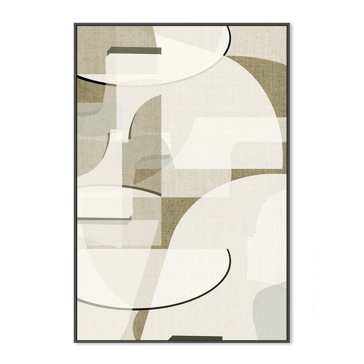 wall-art-print-canvas-poster-framed-Neutral Curves, Style A-3