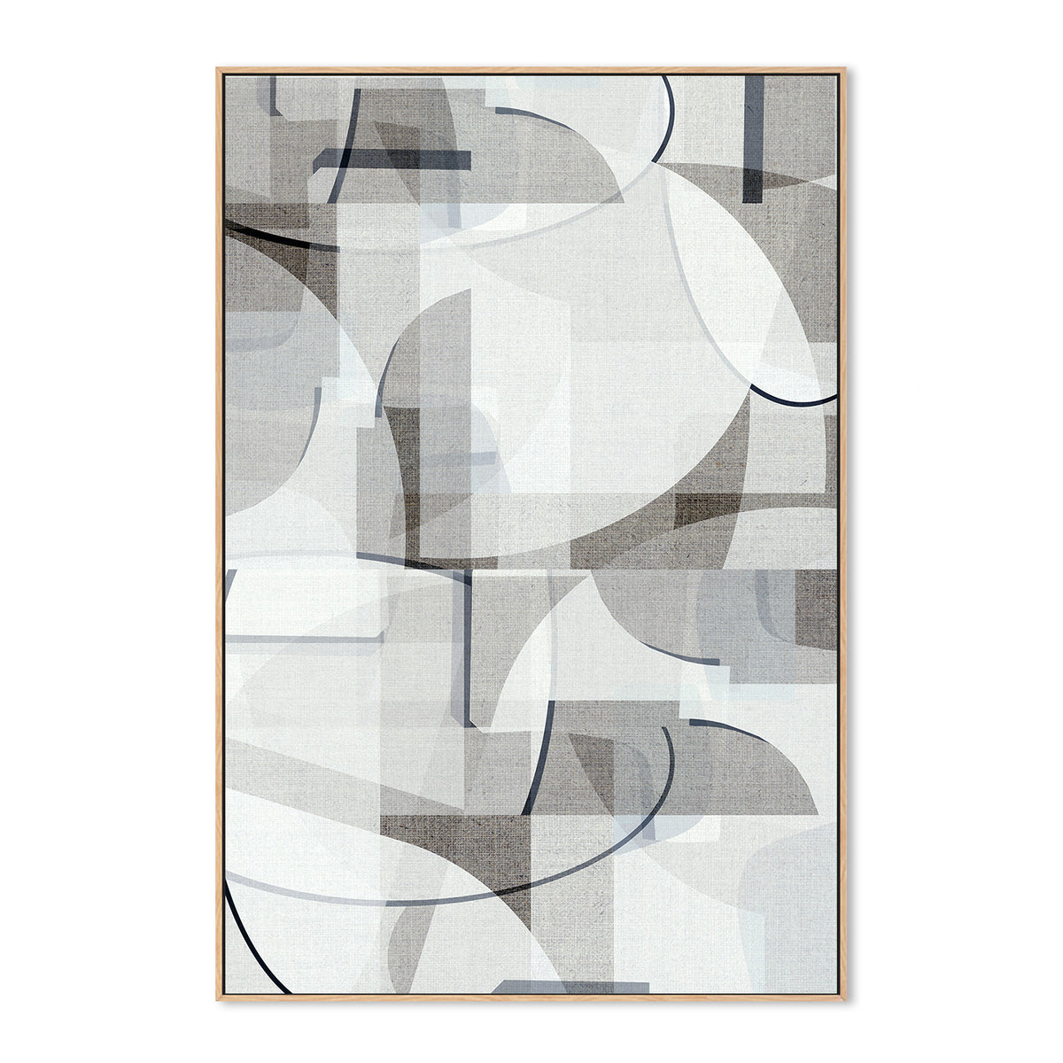 wall-art-print-canvas-poster-framed-Neutral Curves, Style D-4