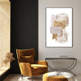 wall-art-print-canvas-poster-framed-Neutral Gold, Style A , By Sally Ann Moss-GIOIA-WALL-ART