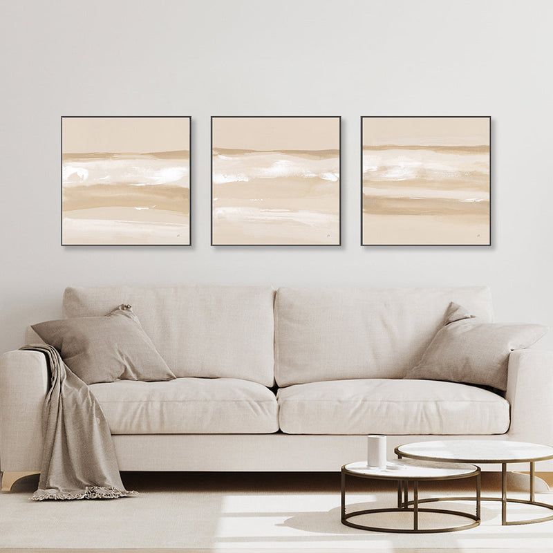 wall-art-print-canvas-poster-framed-Neutral Slate, Set of 3-by-Chris Paschke-Gioia Wall Art