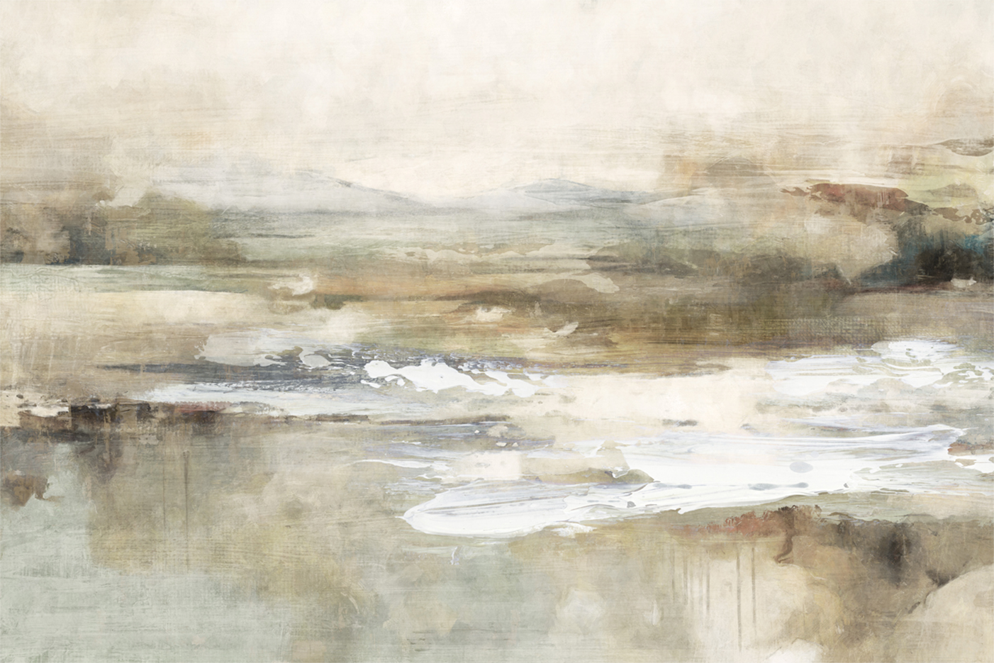 wall-art-print-canvas-poster-framed-Neutral Transitional Abstract, Style A , By Nina Blue-1