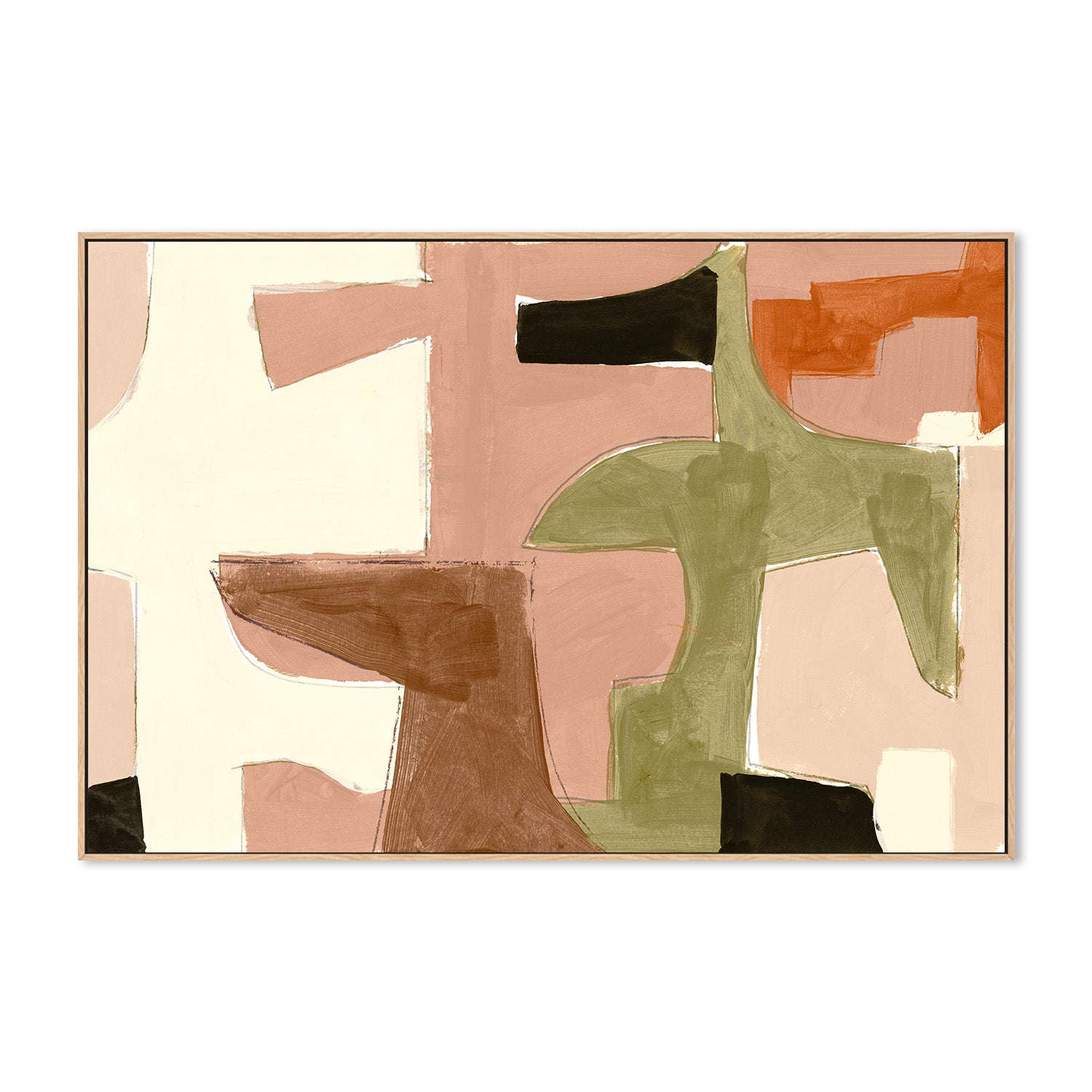 wall-art-print-canvas-poster-framed-New Jigsaw, Style A , By Cartissi-4