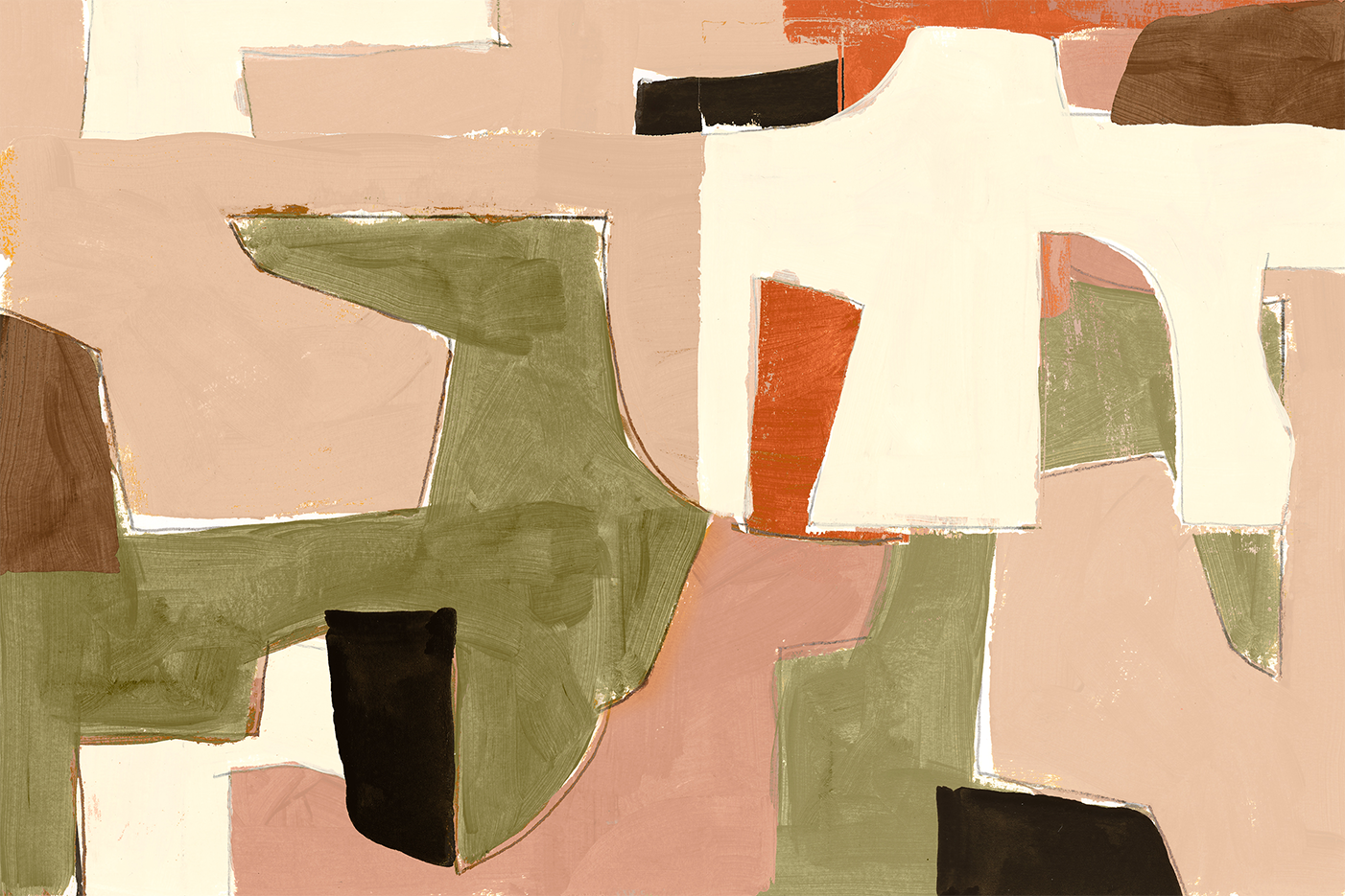 wall-art-print-canvas-poster-framed-New Jigsaw, Style B , By Cartissi-1