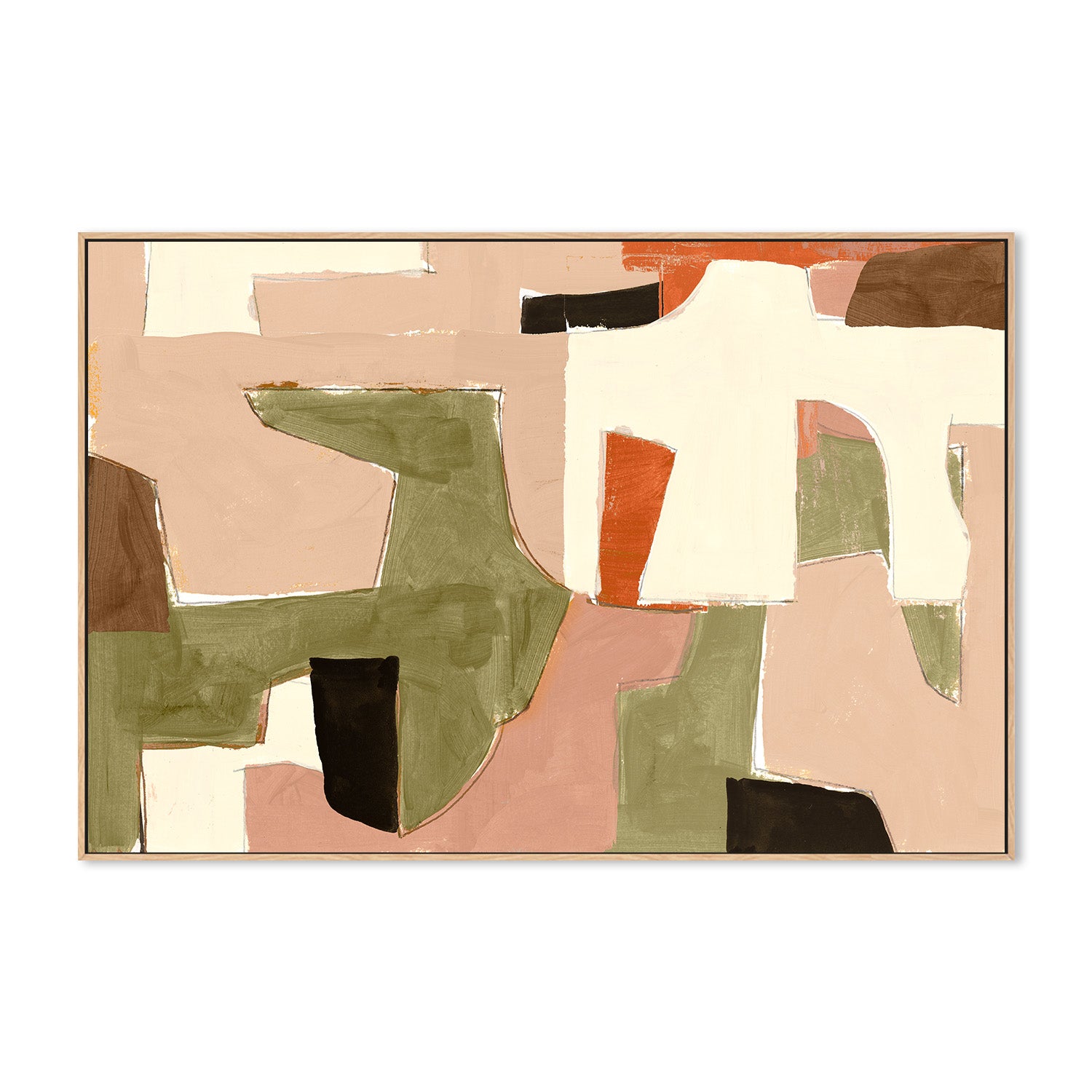 wall-art-print-canvas-poster-framed-New Jigsaw, Style B , By Cartissi-4