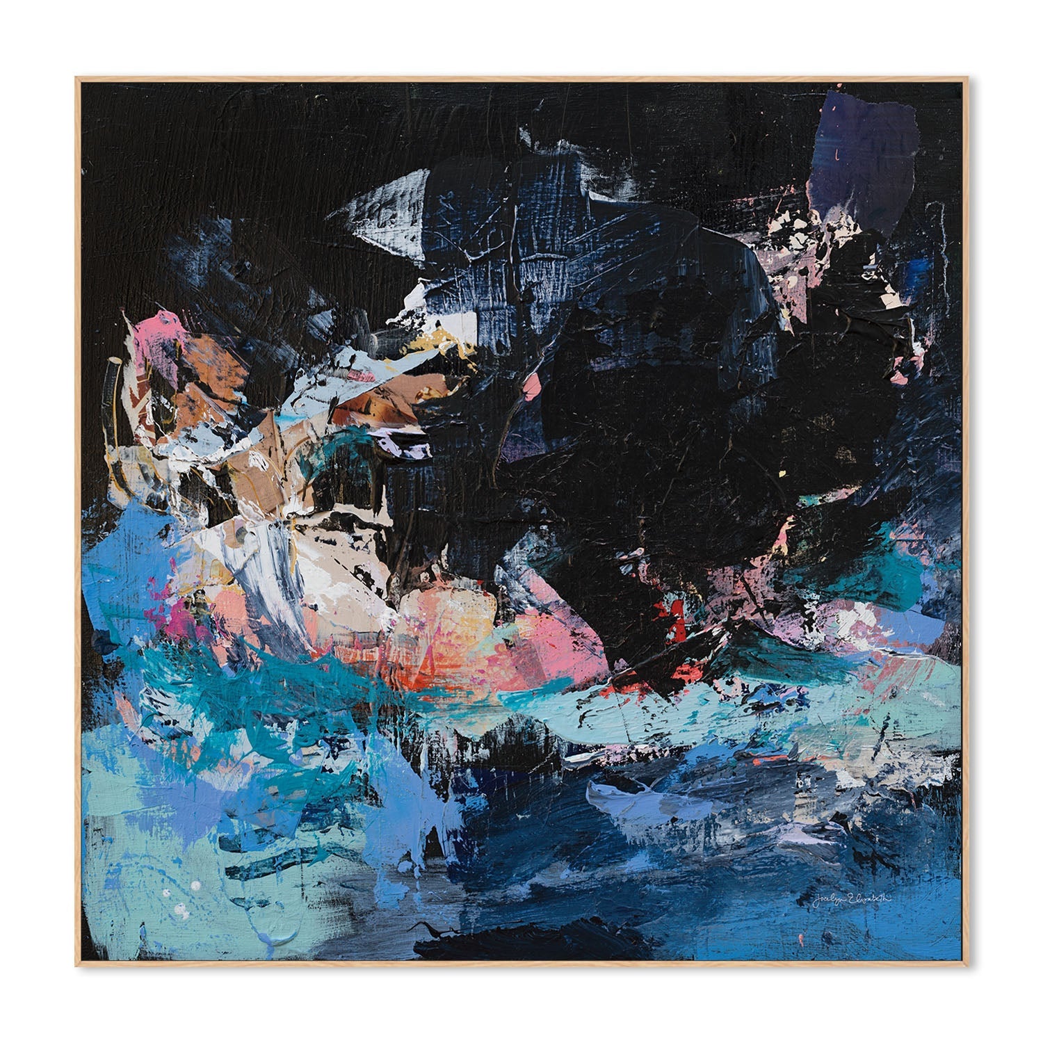wall-art-print-canvas-poster-framed-Night Swim , By Jocelyn Elizabeth-4
