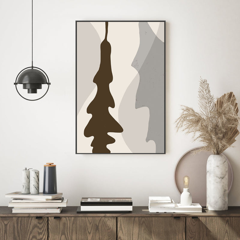 wall-art-print-canvas-poster-framed-Oak Leaf, Style C , By Danushka Abeygoda-GIOIA-WALL-ART