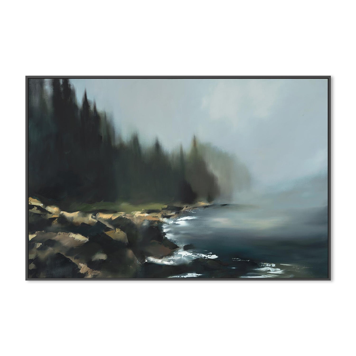wall-art-print-canvas-poster-framed-Obsidian Tide-3