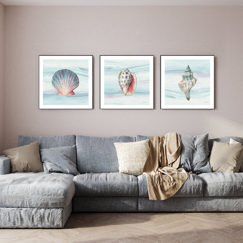 wall-art-print-canvas-poster-framed-Ocean Dream, Style B, C & D, Set Of 3 , By Lisa Audit-GIOIA-WALL-ART