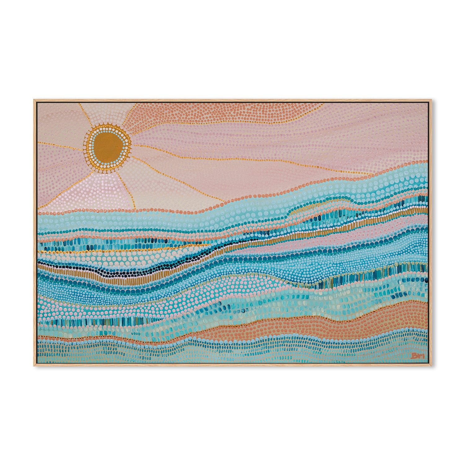 wall-art-print-canvas-poster-framed-Ocean Dreaming, Style B-4