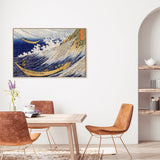 wall-art-print-canvas-poster-framed-Ocean waves-by-Katsushika Hokusai-Gioia Wall Art