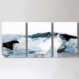 wall-art-print-canvas-poster-framed-Oceans, Set Of 3 , By Dan Hobday-by-Dan Hobday-Gioia Wall Art