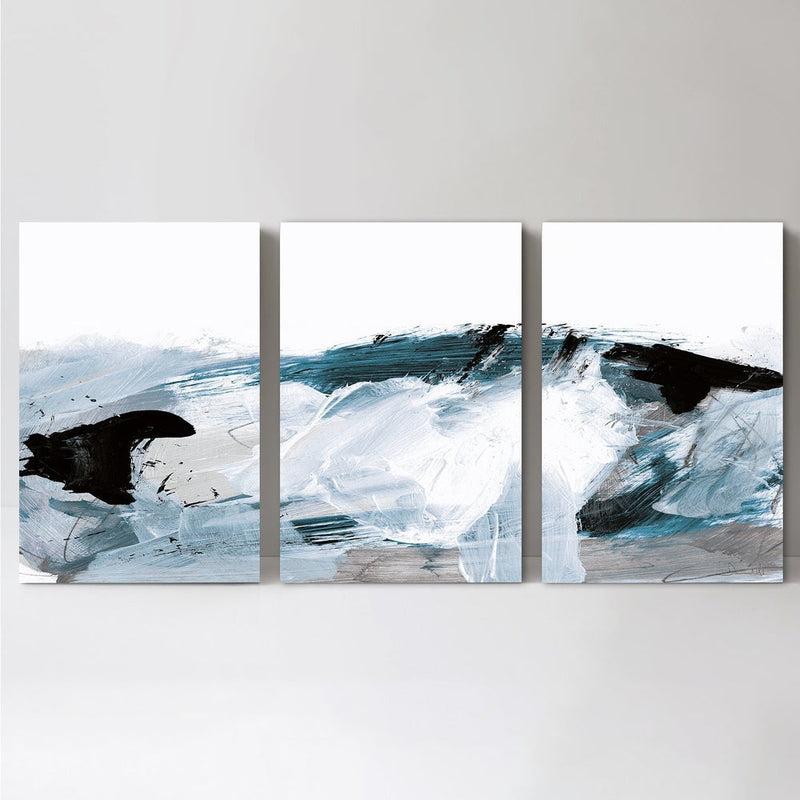 wall-art-print-canvas-poster-framed-Oceans, Set Of 3 , By Dan Hobday-by-Dan Hobday-Gioia Wall Art