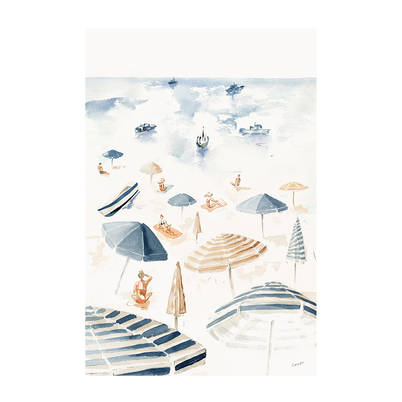 wall-art-print-canvas-poster-framed-Oceanside On Weekend, Set Of 2 , By Cass Deller-9