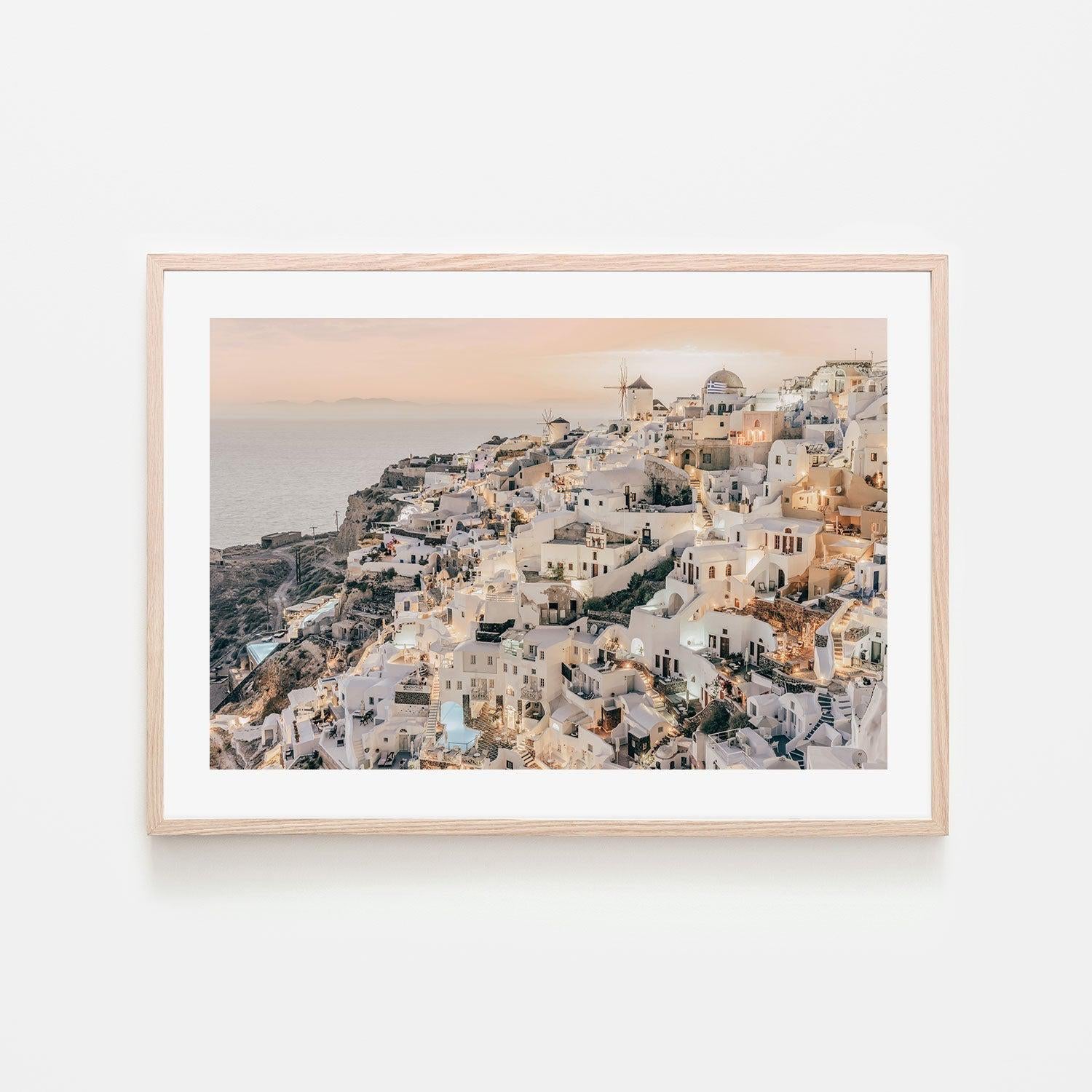 Oia, Style B, By Francesco Riccardo Iacomino-Gioia-Prints-Framed-Canvas-Poster-GIOIA-WALL-ART