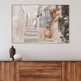 Oia village on Santorini Greece-Gioia-Prints-Framed-Canvas-Poster-GIOIA-WALL-ART