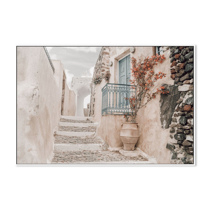Oia village on Santorini Greece-Gioia-Prints-Framed-Canvas-Poster-GIOIA-WALL-ART