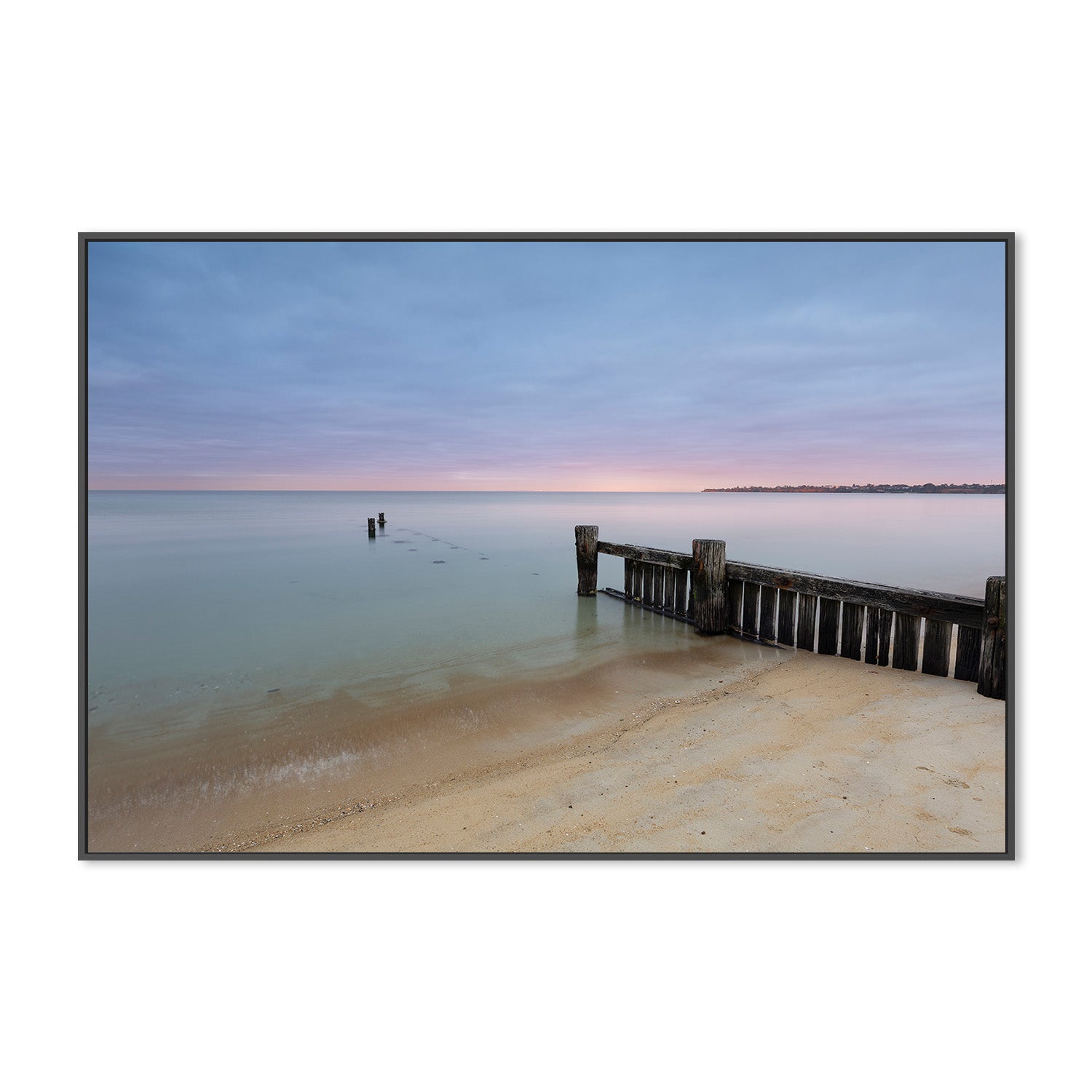 wall-art-print-canvas-poster-framed-Old Mentone pier (Melbourne)-3