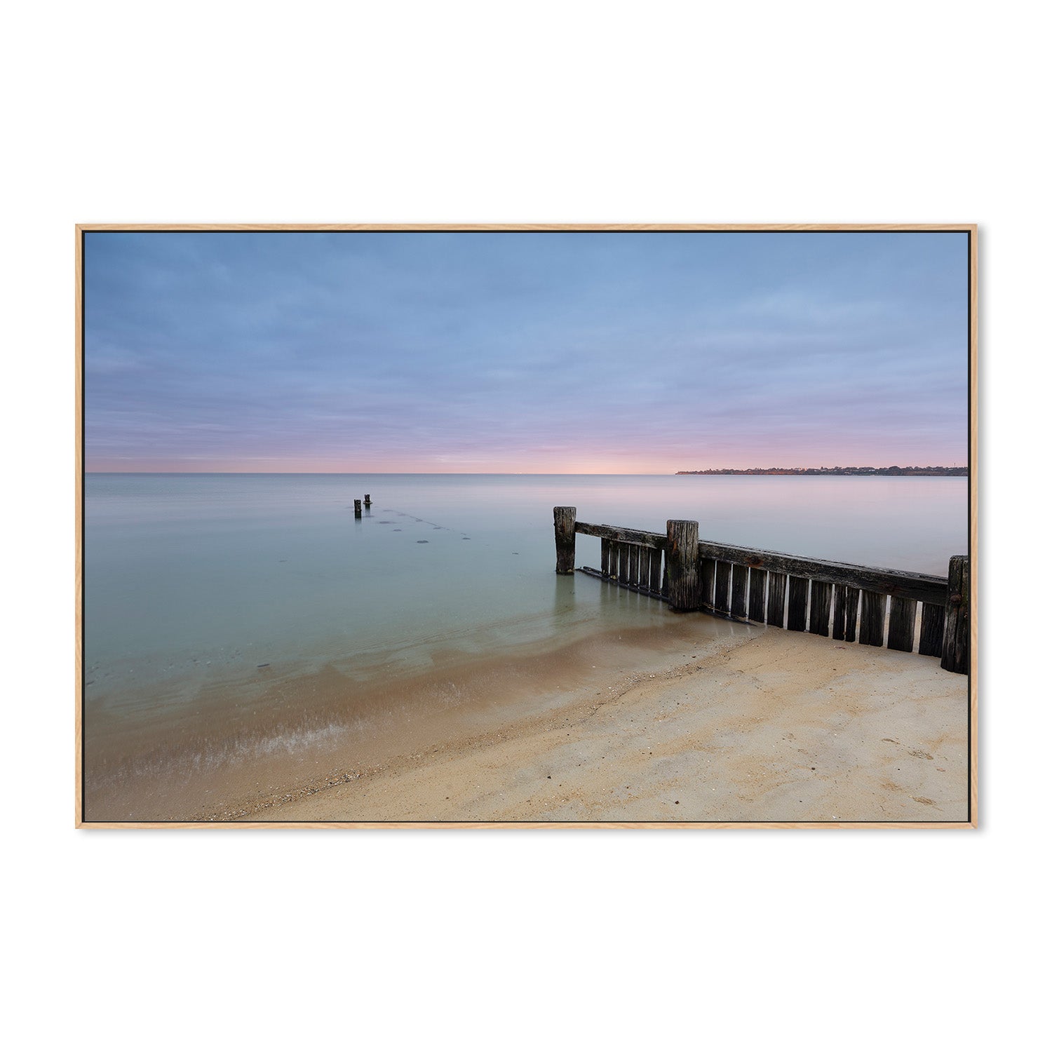 wall-art-print-canvas-poster-framed-Old Mentone pier (Melbourne)-4