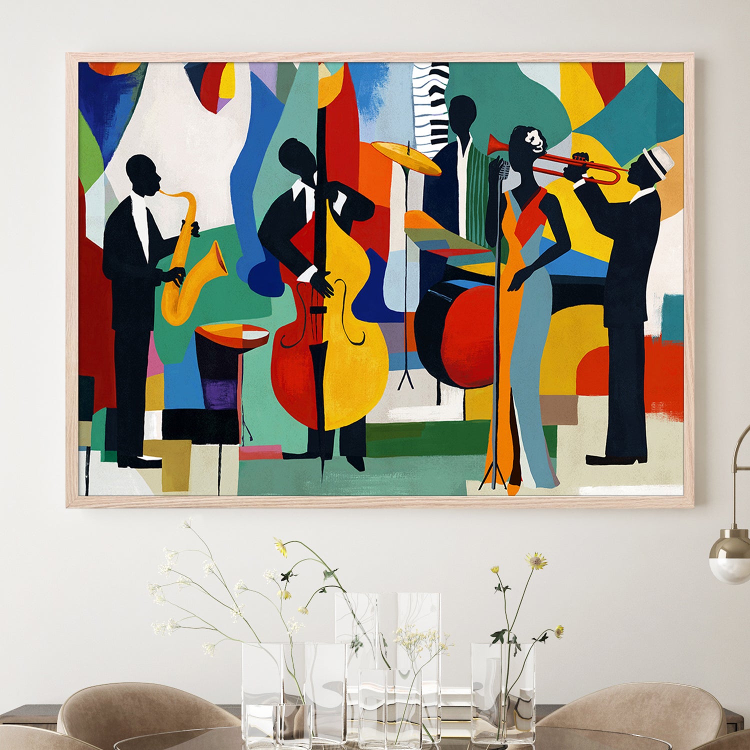 wall-art-print-canvas-poster-framed-Old Time Jazz-2
