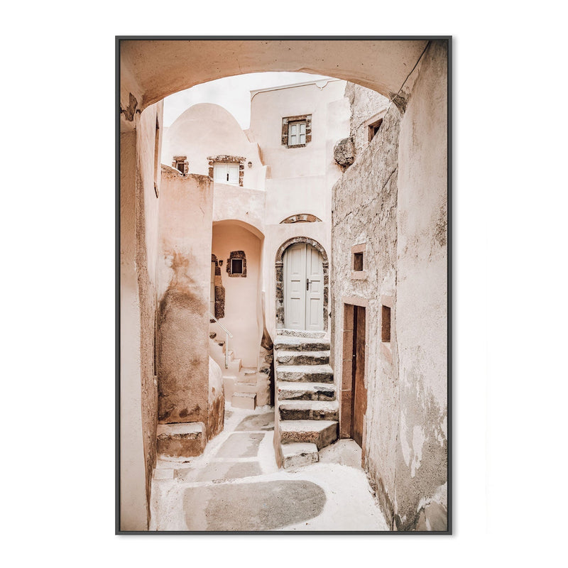 Old village of Emporio, Santorini-Gioia-Prints-Framed-Canvas-Poster-GIOIA-WALL-ART