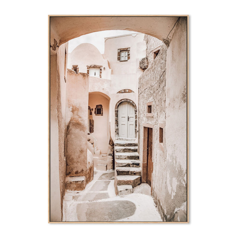 Old village of Emporio, Santorini-Gioia-Prints-Framed-Canvas-Poster-GIOIA-WALL-ART