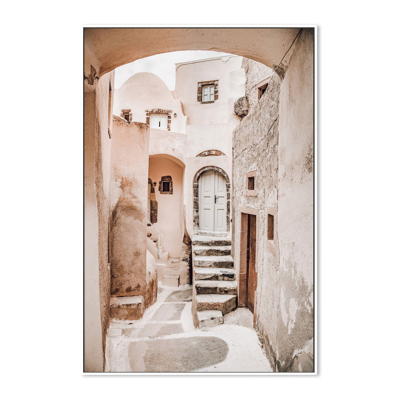 Old village of Emporio, Santorini-Gioia-Prints-Framed-Canvas-Poster-GIOIA-WALL-ART