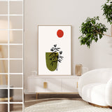 wall-art-print-canvas-poster-framed-Olive Flowers , By Ejaaz Haniff-GIOIA-WALL-ART