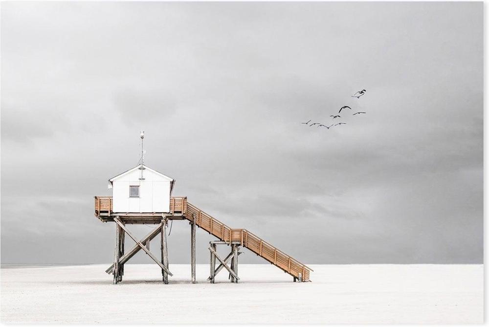 wall-art-print-canvas-poster-framed-On The Beach, by Rolf Endermann-by-Plus X Studio-Gioia Wall Art
