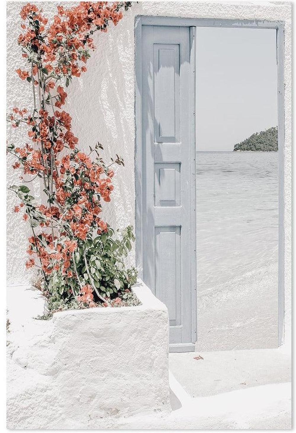 wall-art-print-canvas-poster-framed-Open Door To Greece, Soft Tone-by-Gioia Wall Art-Gioia Wall Art
