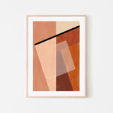 wall-art-print-canvas-poster-framed-Orange Angularity , By Elena Ristova-GIOIA-WALL-ART