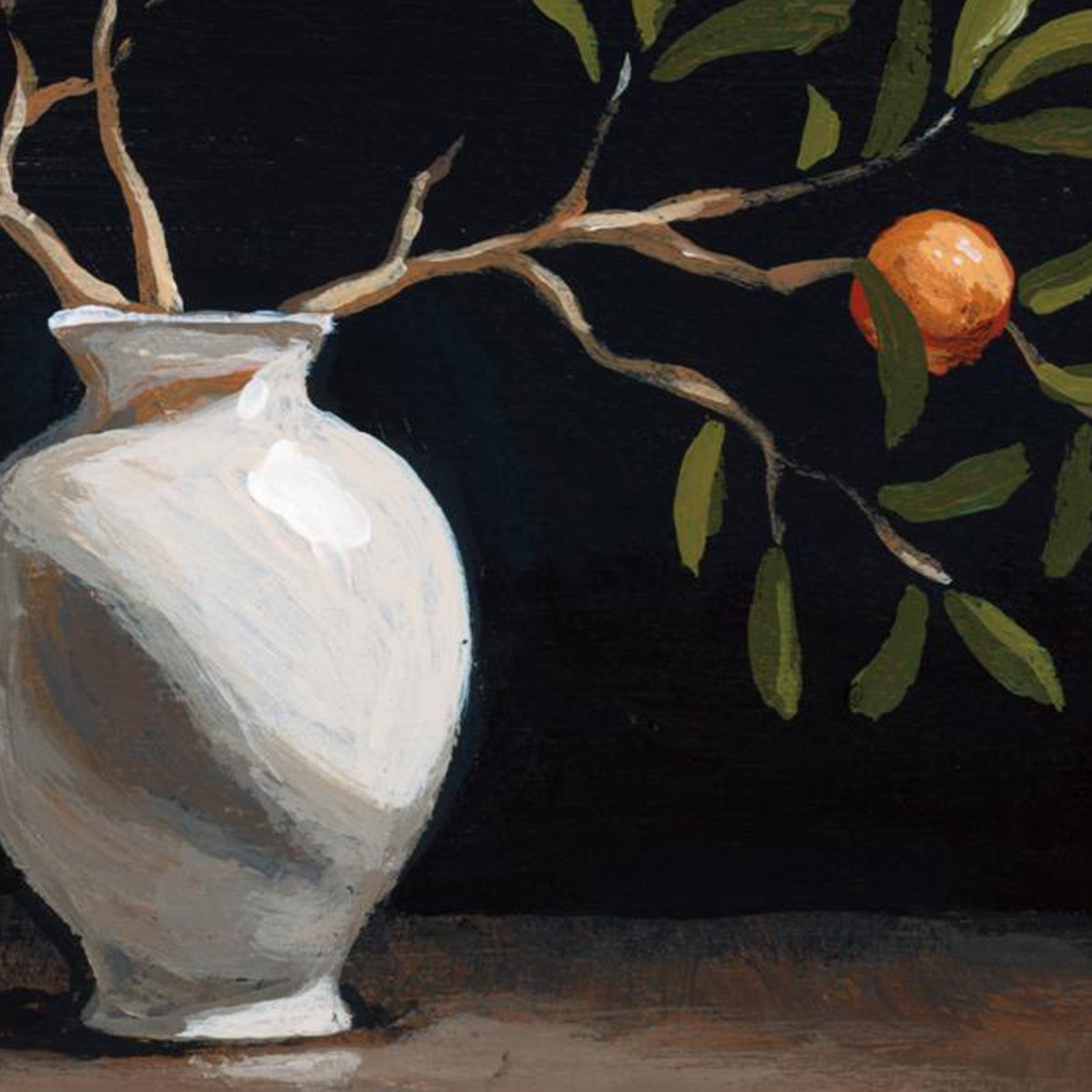 wall-art-print-canvas-poster-framed-Orange Branches Still Life-11