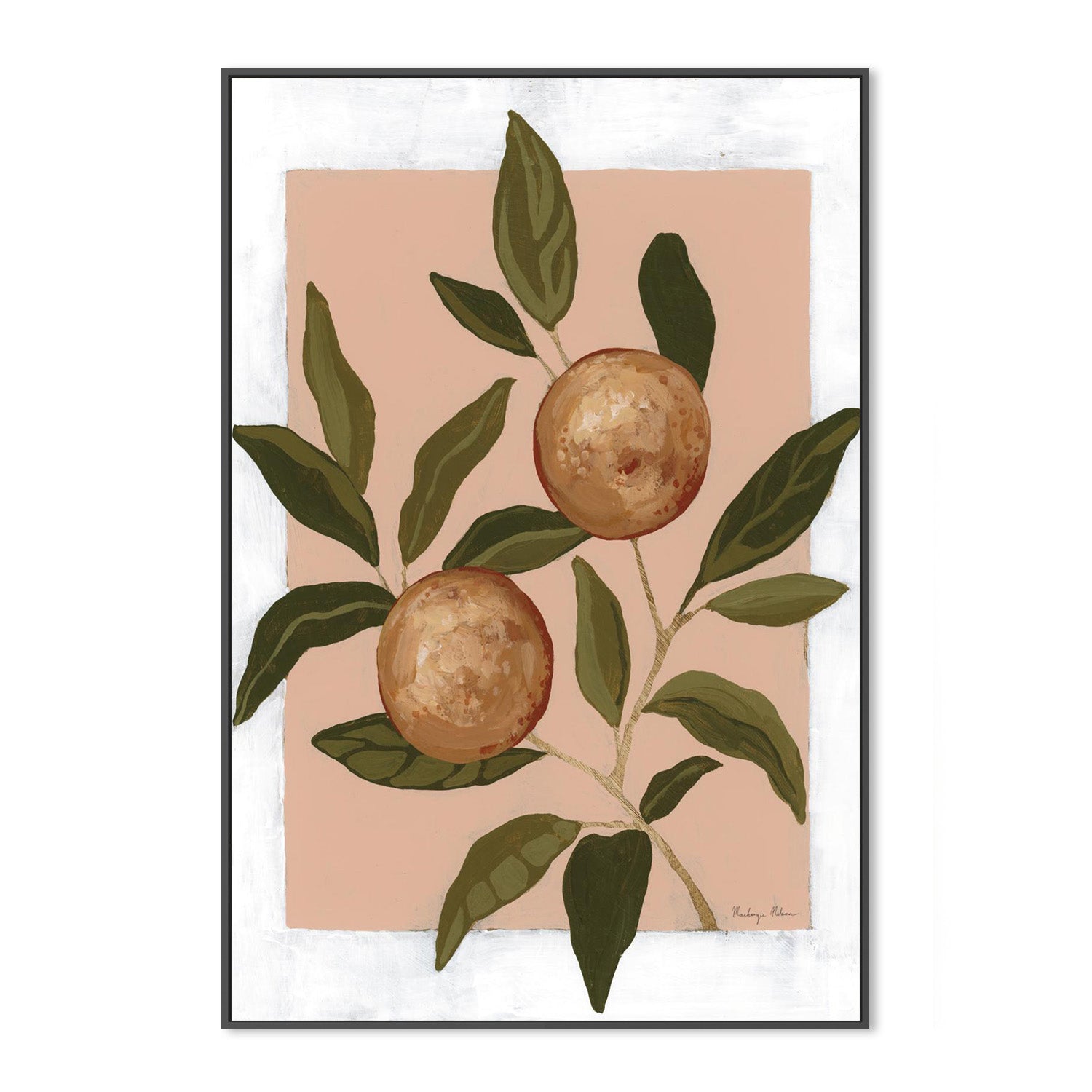 wall-art-print-canvas-poster-framed-Orange Study, Style A-3